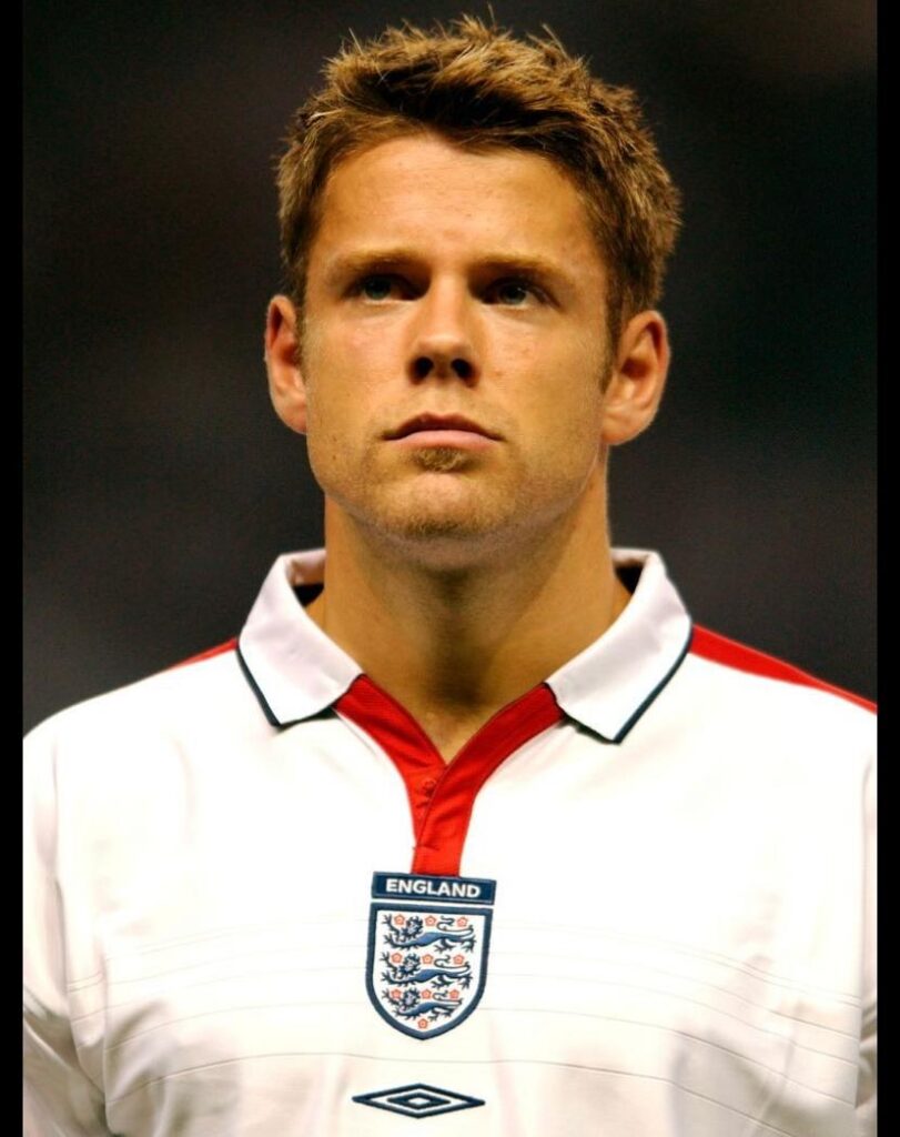 James Beattie in an England shirt